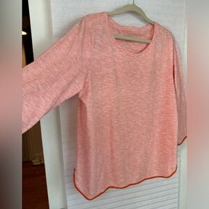 Talbots Orange Long Sleeve. Size L
